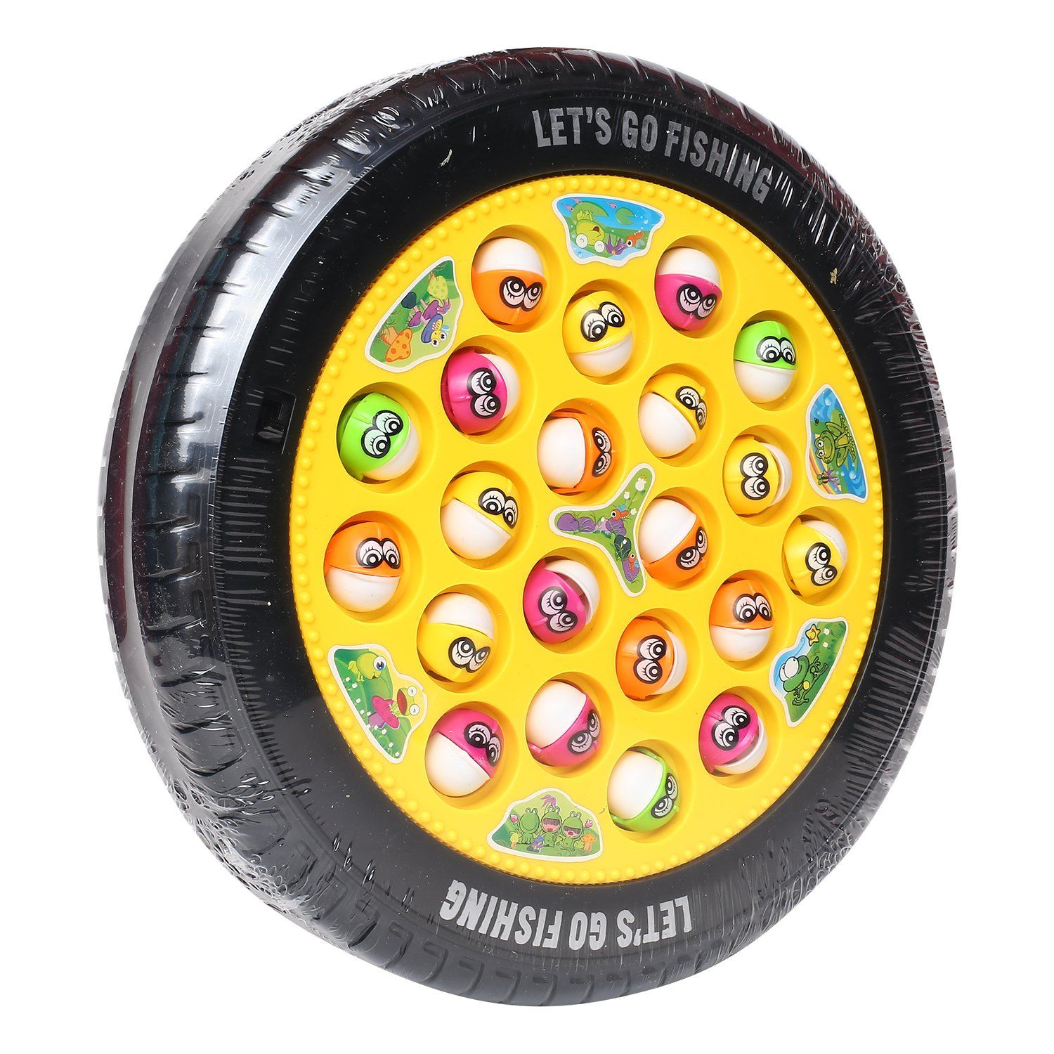 Rowan Rotating Musical Fishing Game - Yellow