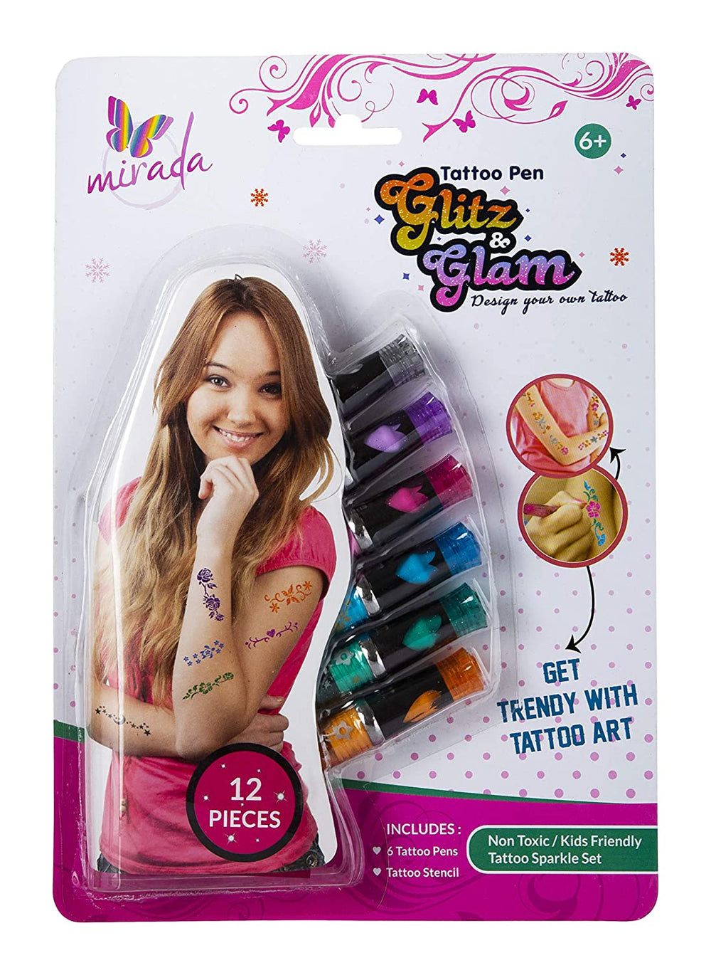 Mirada Glitz & Glam Tattoo Pens