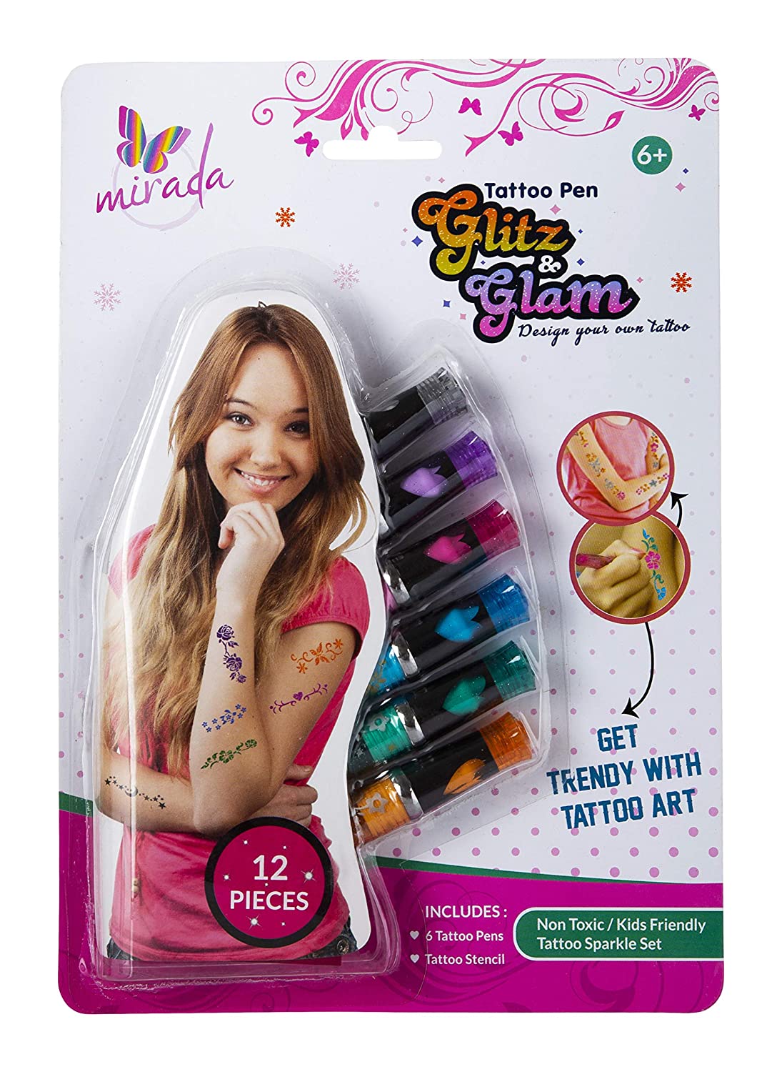 Mirada Glitz & Glam Tattoo Pens