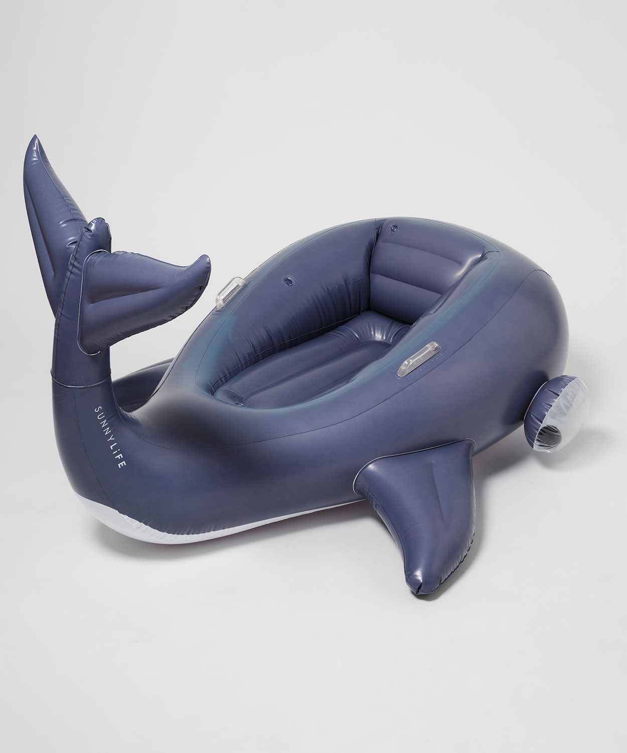 SUNNYLiFE Luxe Ride-On Float Moby Dick Navy