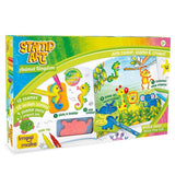 Imagimake Stamp Art Animal Kingdon Colouring Book