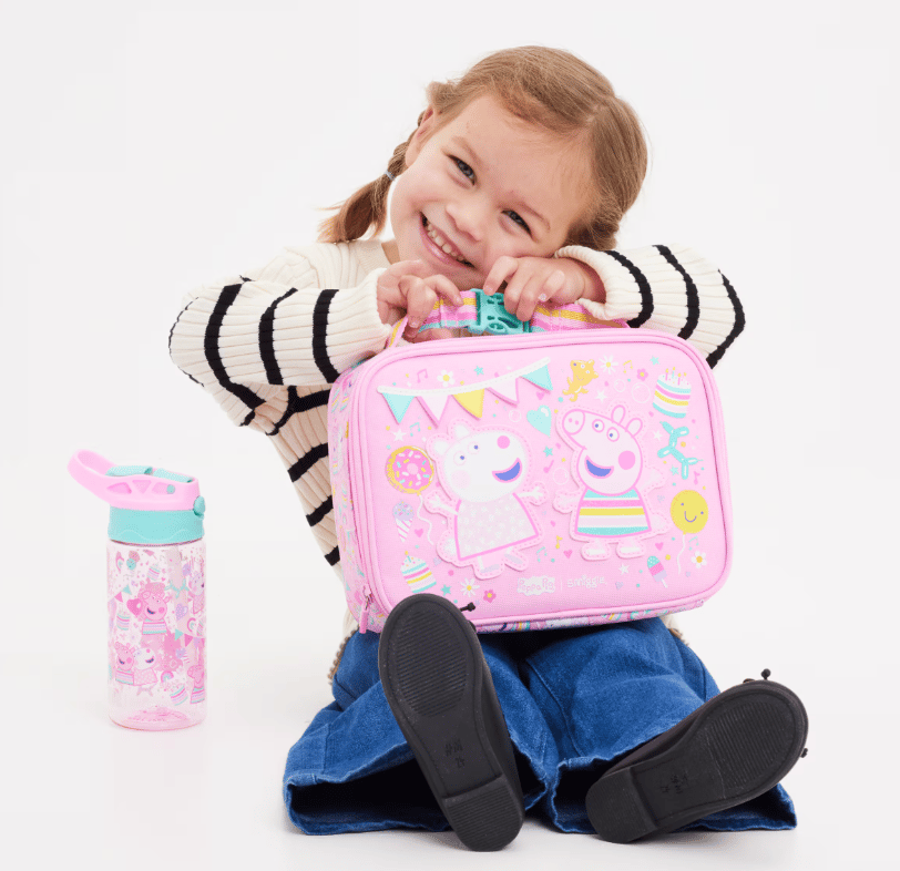 Smiggle Peppa Pig Teeny Tiny Square Lunchbox