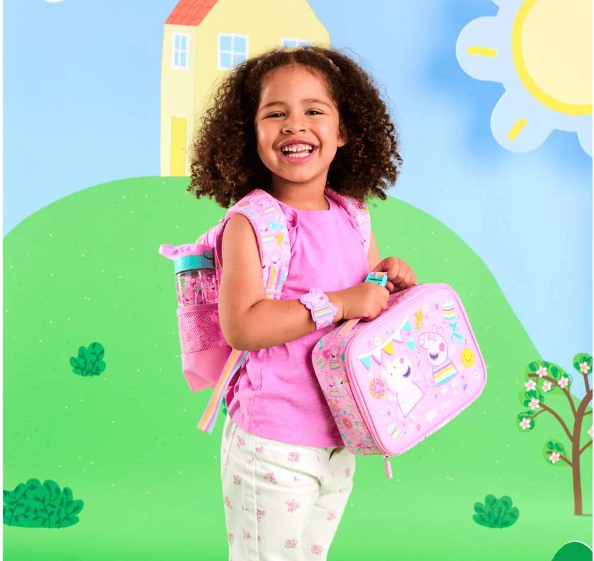 Smiggle Peppa Pig Teeny Tiny Square Lunchbox