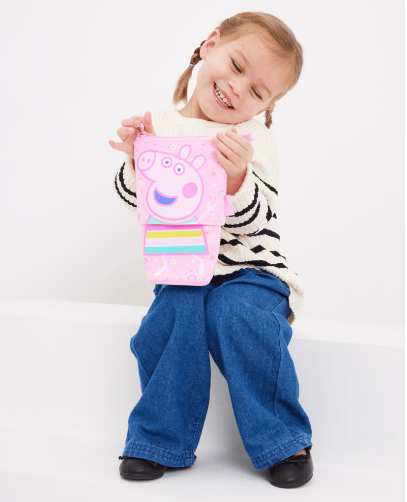 Smiggle Peppa Pig Stand N' Slide 2 In 1 Pencil Case