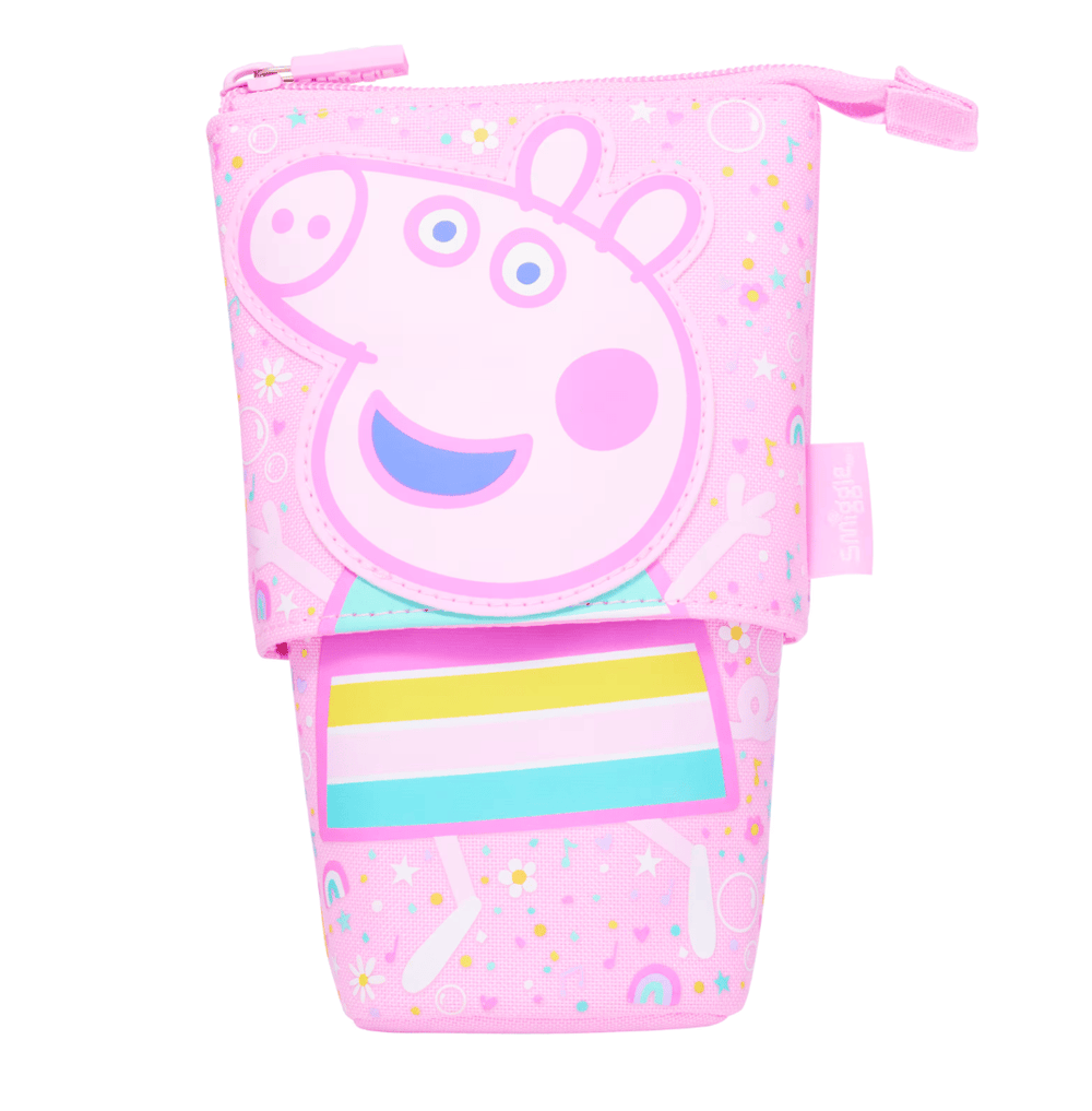 Smiggle Peppa Pig Stand N' Slide 2 In 1 Pencil Case