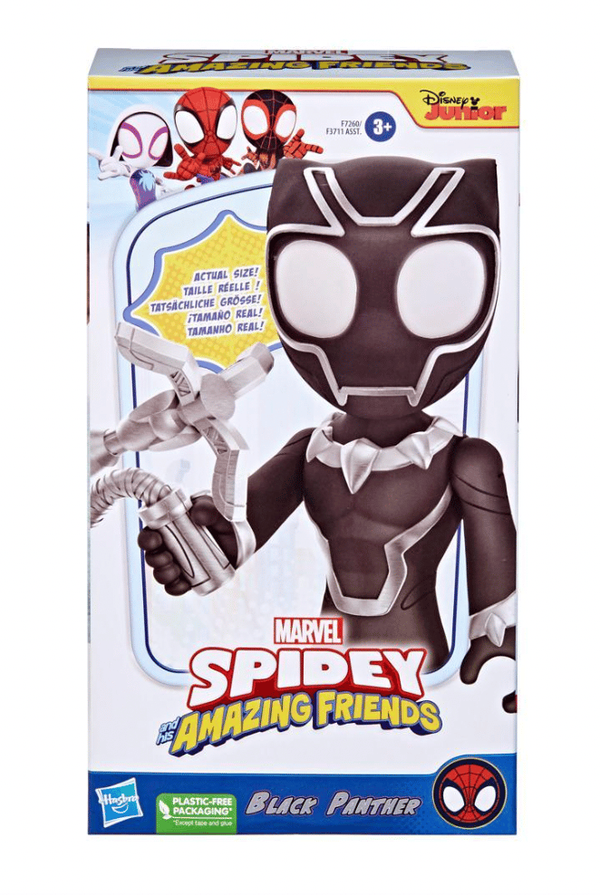 Hasbro Marvel Spidey and His Amazing Friends Supersized Black Panther Action Figure