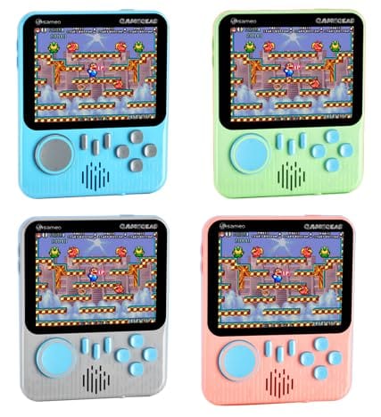 Sameo Gamegear Handheld Video Game Console - 666 Games - Dolphin Grey