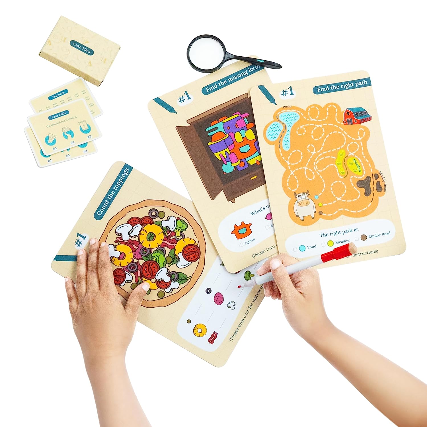 Dabble Moo Town Detective - Playtime Puzzles For Little Detectives