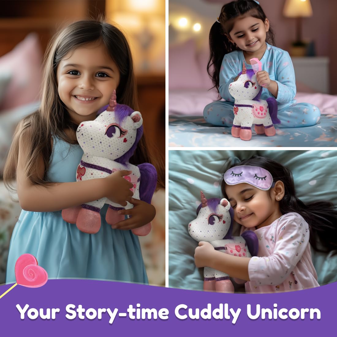 Playshifu ZeeZee The Smart Storyteller - Singing & Talking Unicorn