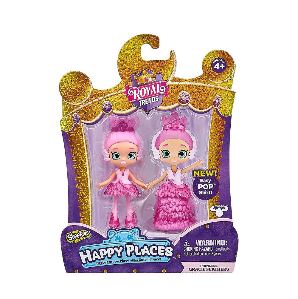 Shopkins Happy Places Royal Trends Princess Gracie Feathers