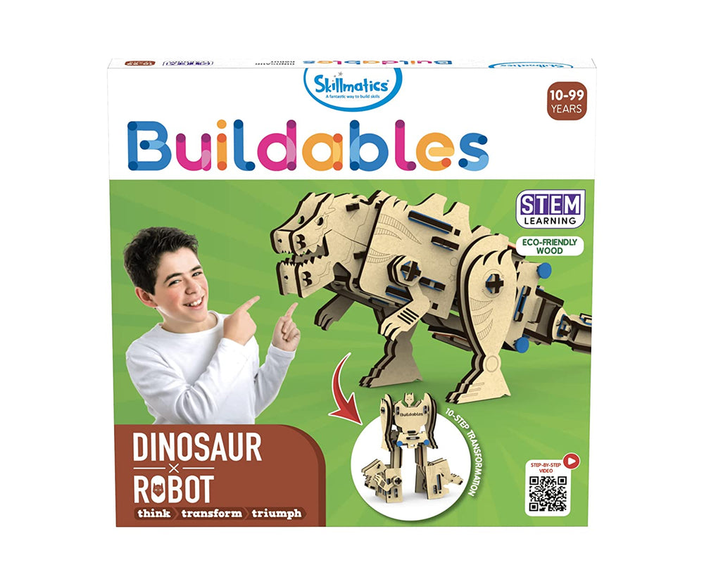 Skillmatics Buildables Dinosaur x Robot