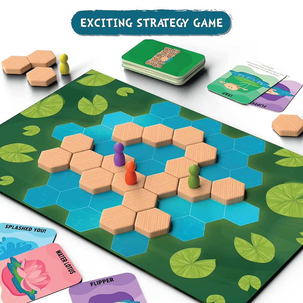 Skillmatics Sinking Stones Strategy Board Game