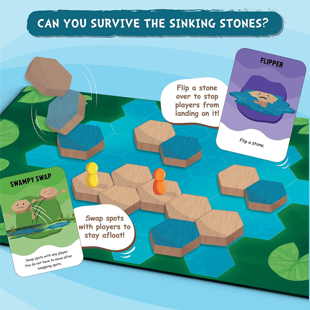 Skillmatics Sinking Stones Strategy Board Game