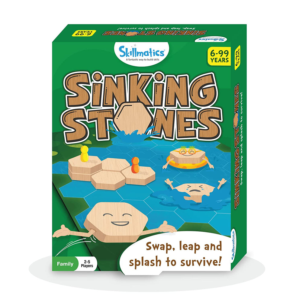 Skillmatics Sinking Stones Strategy Board Game