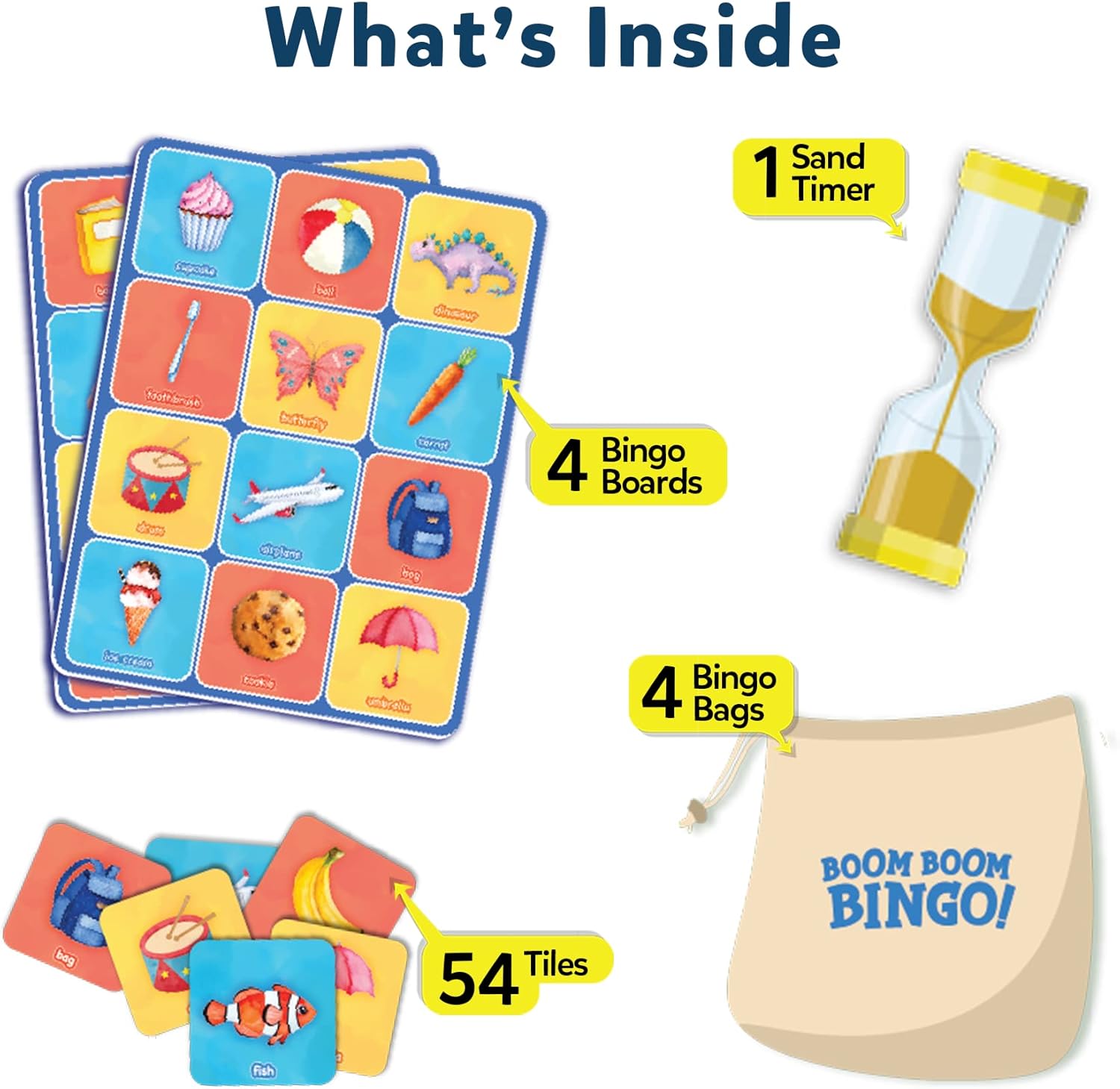 Skillmatics Boom Boom Bingo! Words & Vocabulary