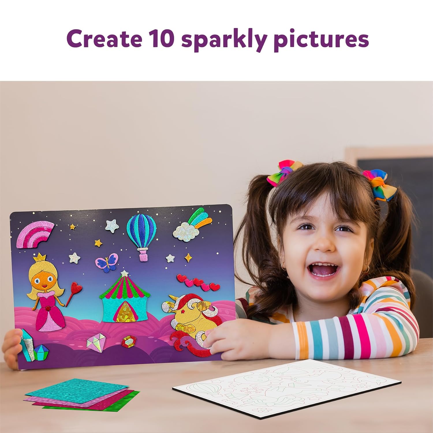 Skillmatics Foil Fun Unicorns & Princesses - Magical Art & Craft Activity Set
