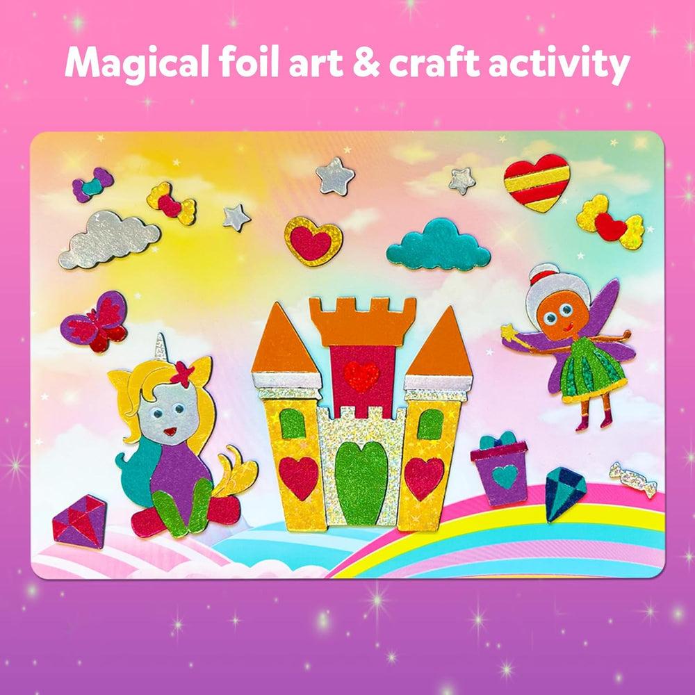 Skillmatics Foil Fun Unicorns & Princesses - Magical Art & Craft Activity Set
