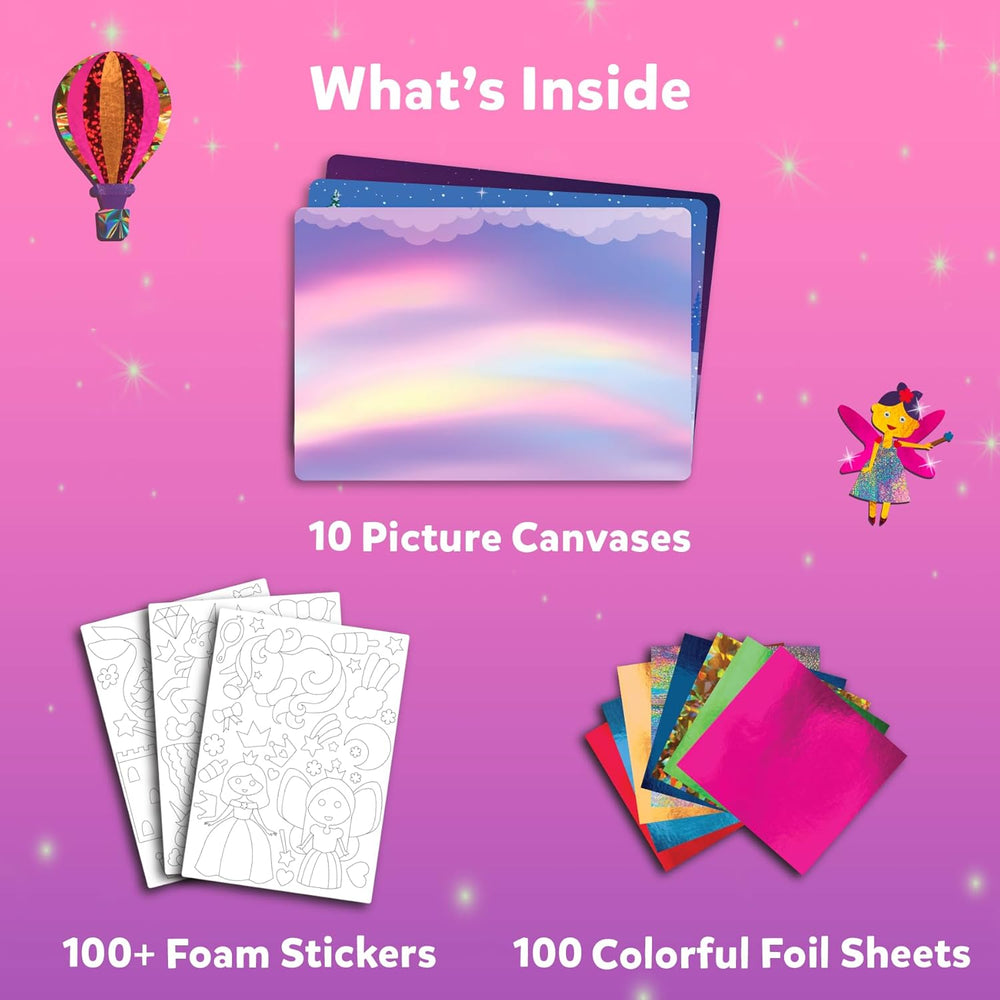 Skillmatics Foil Fun Unicorns & Princesses - Magical Art & Craft Activity Set