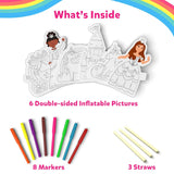 Skillmatics Inflatable Art 3D Unicorns & Princesses