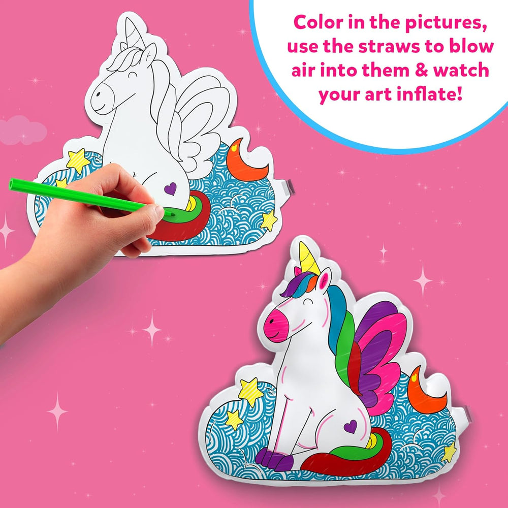 Skillmatics Inflatable Art 3D Unicorns & Princesses
