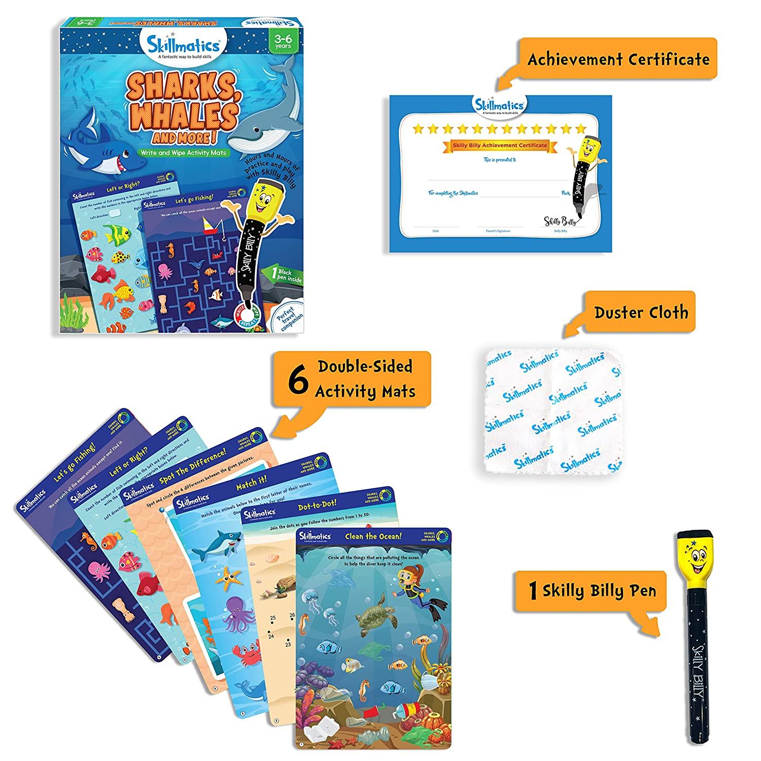 Skillmatics Sharks, Whales And More