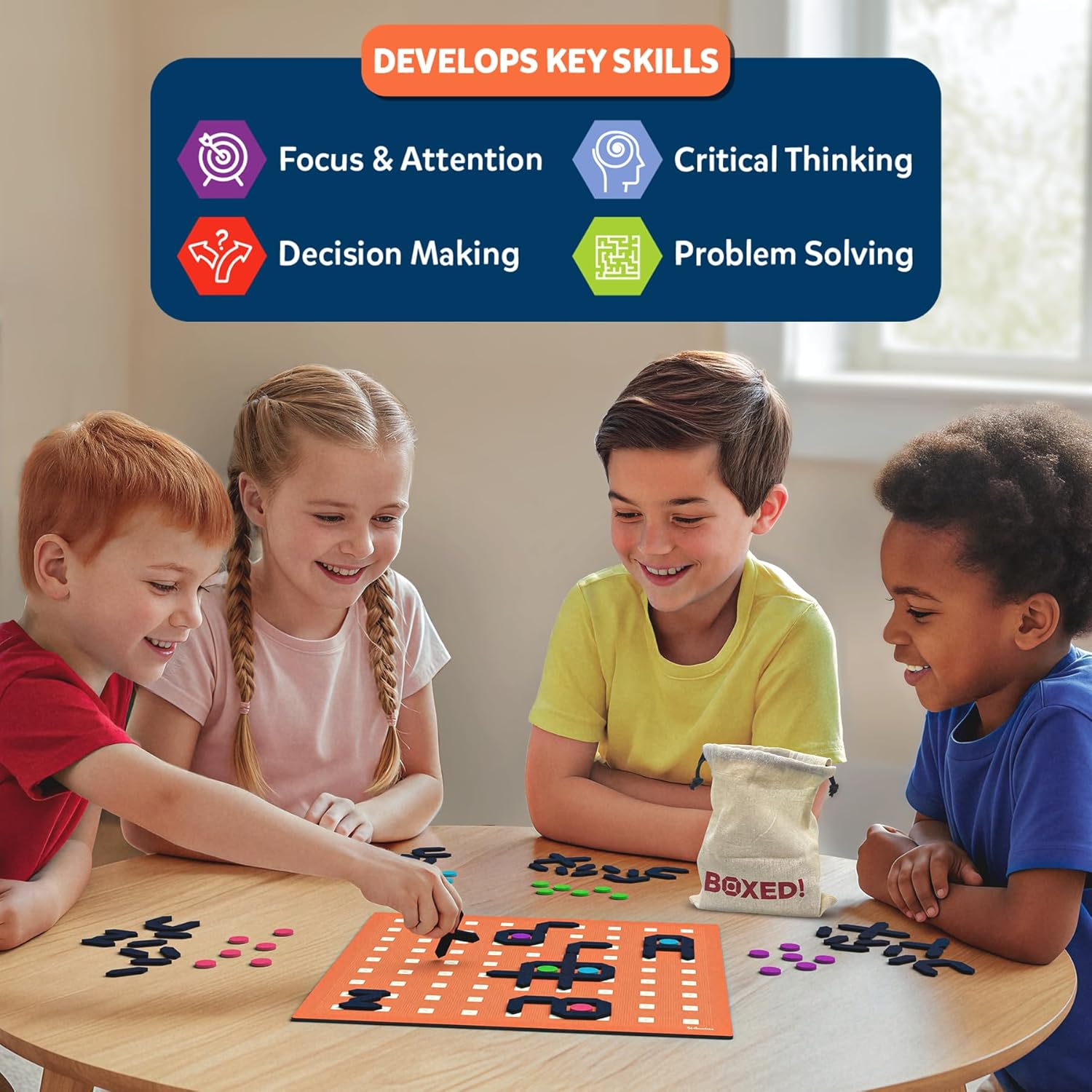 Skillmatics Boxed: A Magnetic Game of Dots & Boxes