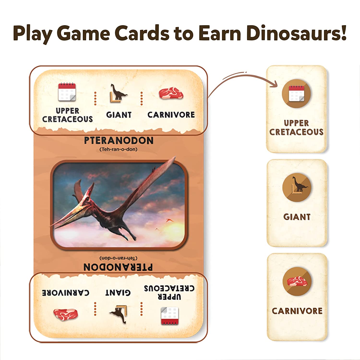 Skillmatics Dino Trio Strategy Card Game