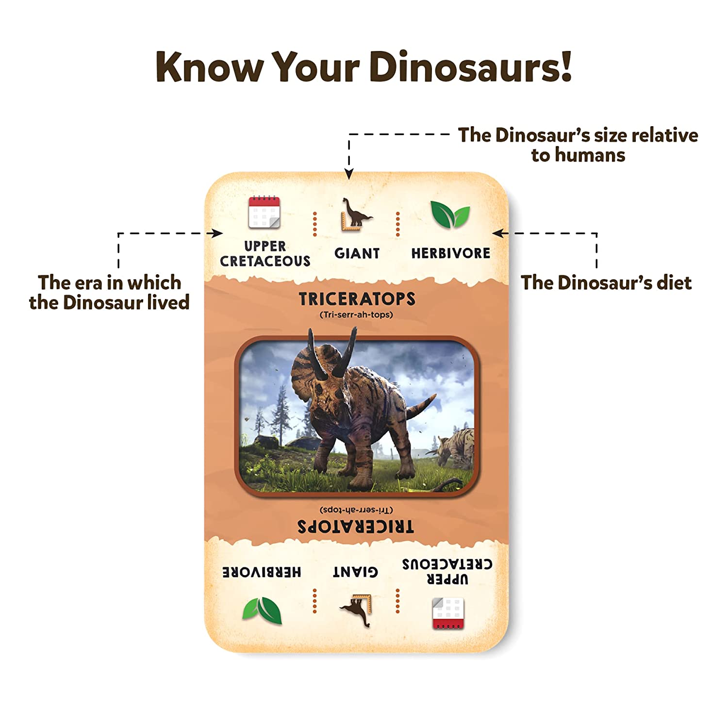 Skillmatics Dino Trio Strategy Card Game