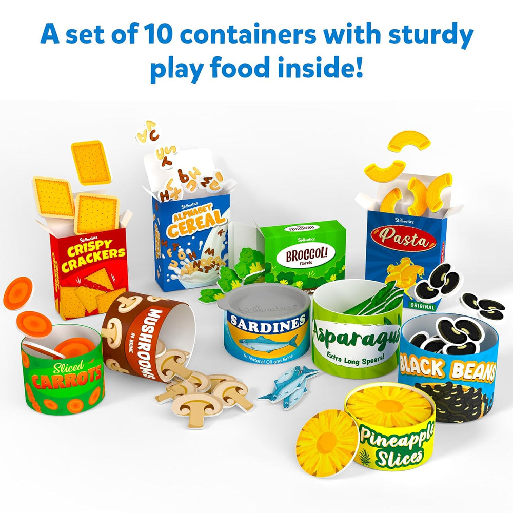 Skillmatics Grocery Set with Play Food Inside