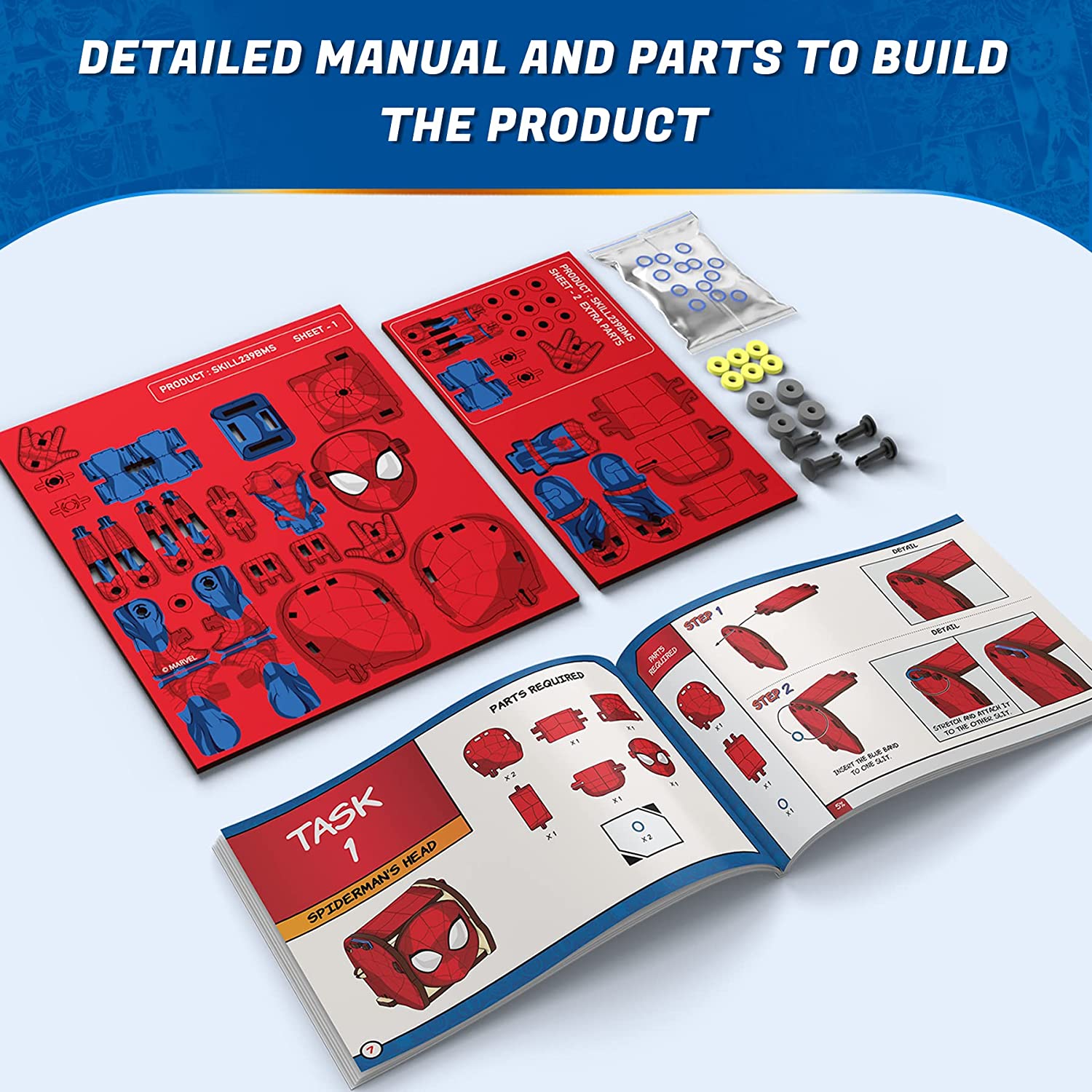 Skillmatics Buildables Marvel Spiderman