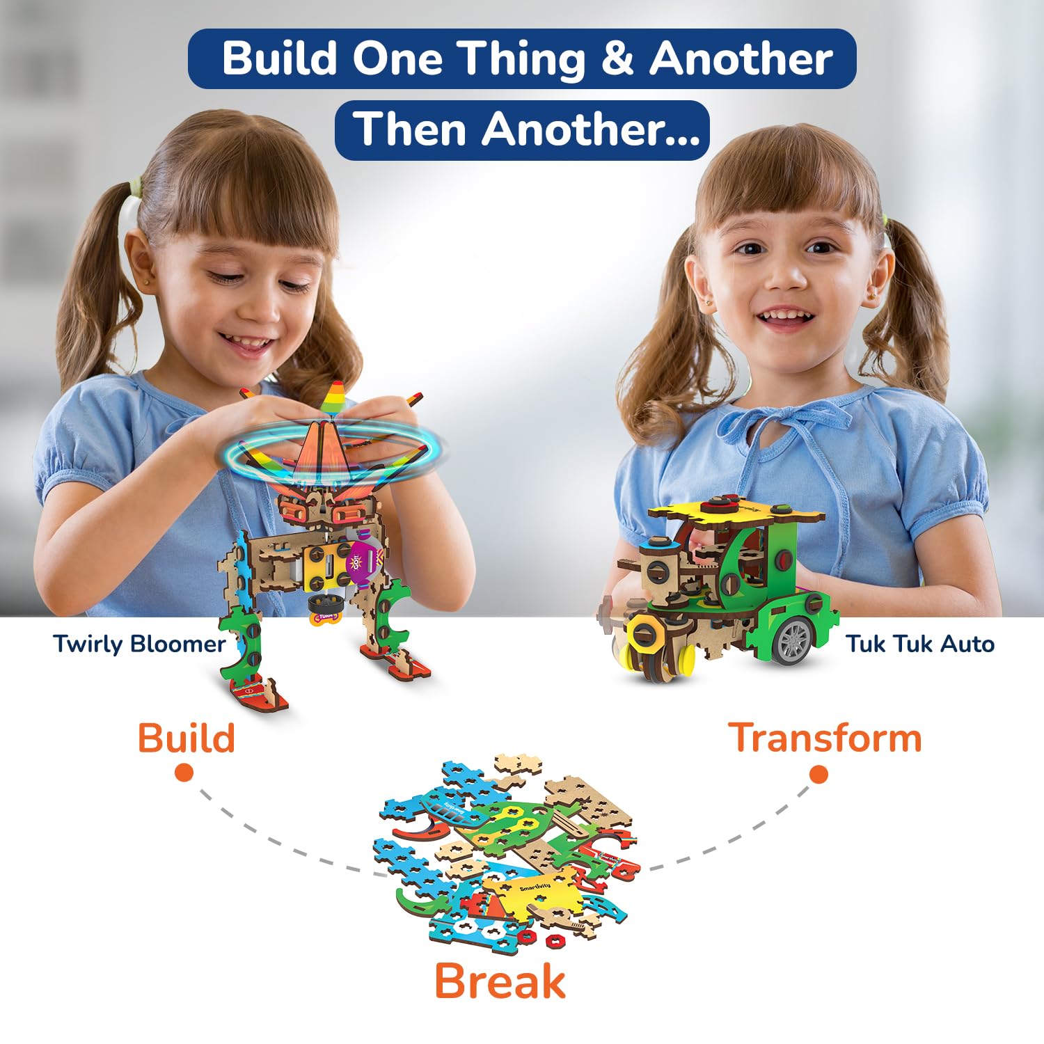 Smartivity Multi-Builds Spin N Go Kit