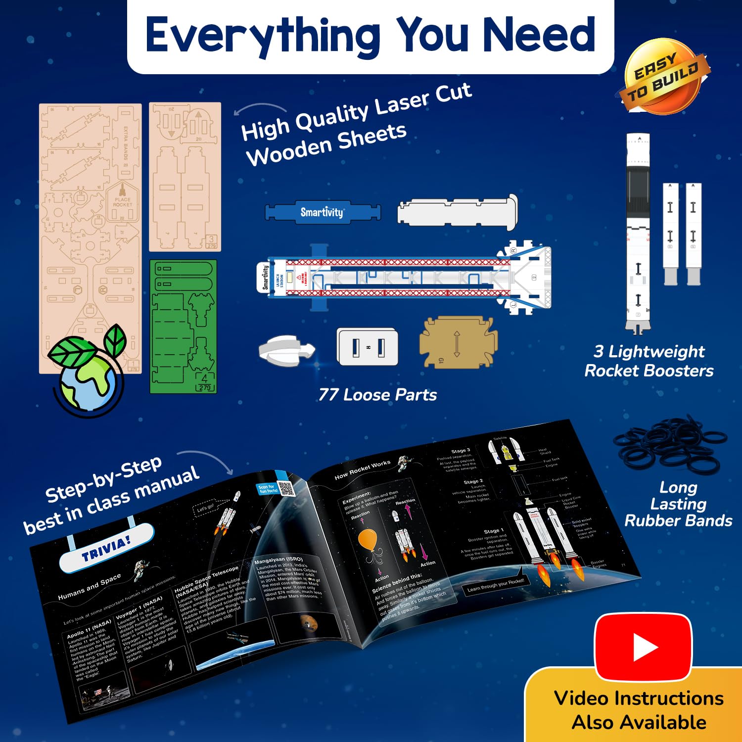 Smartivity Rocket Launcher Kit