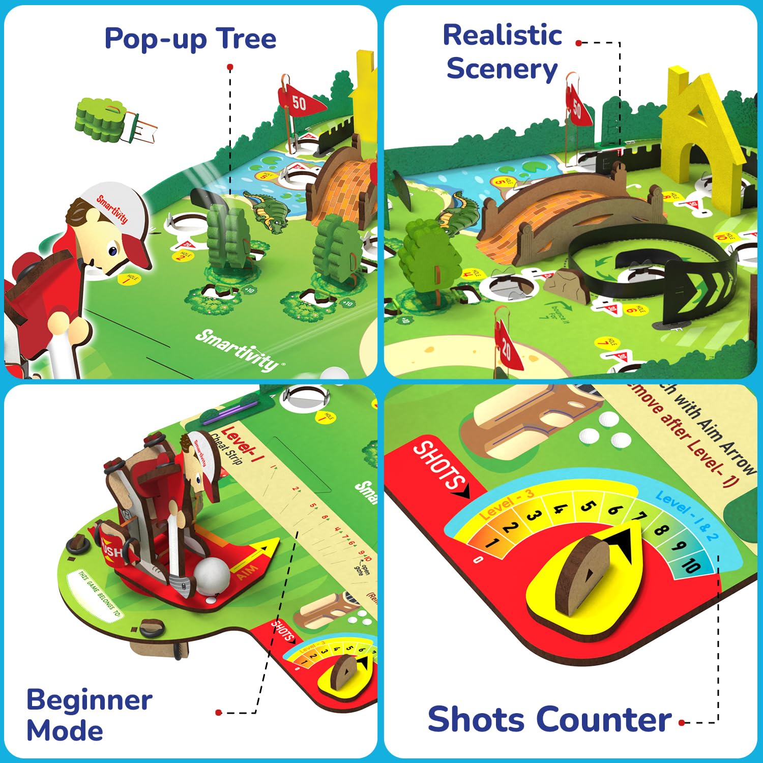 Smartivity Mini Golf DIY STEM Construction Toy
