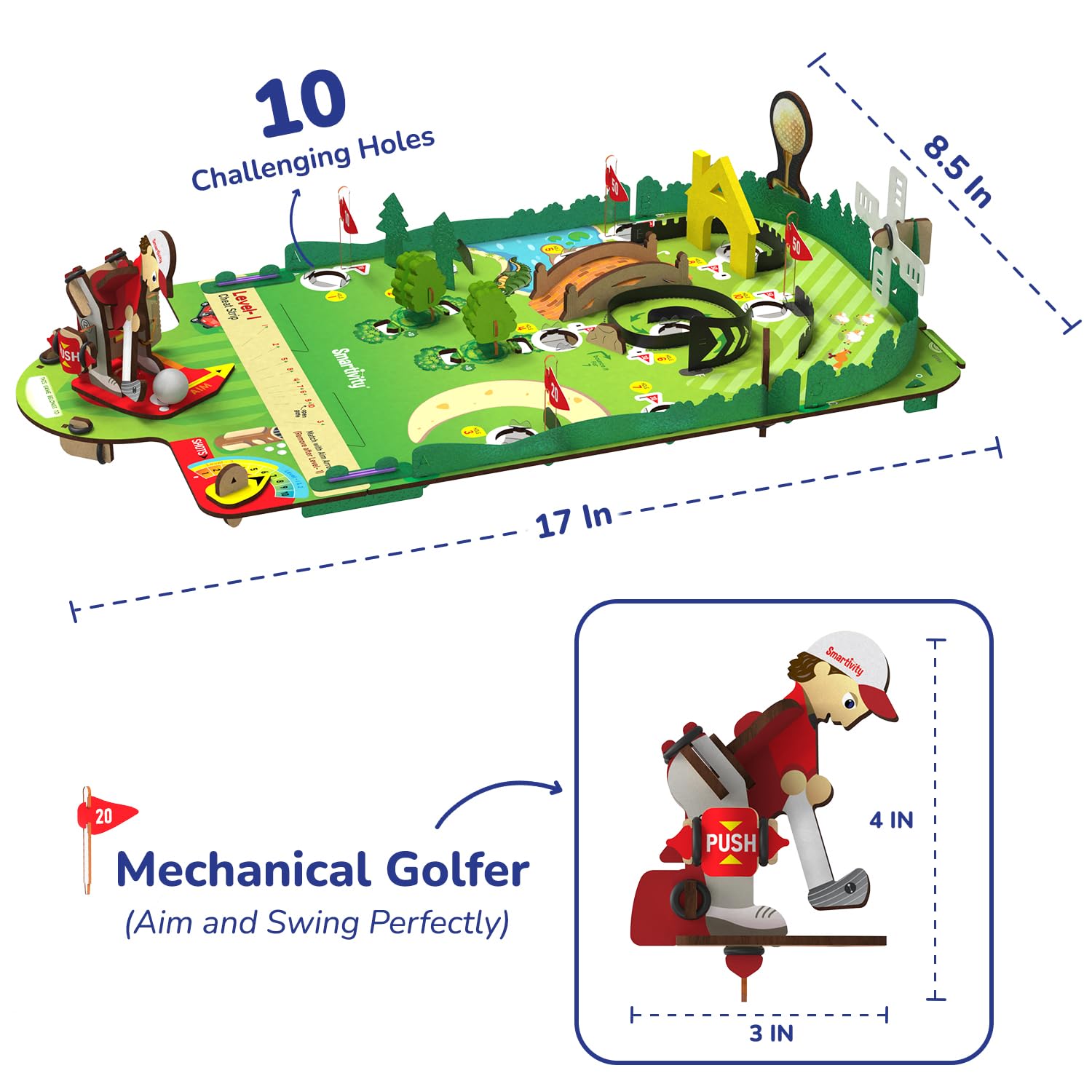 Smartivity Mini Golf DIY STEM Construction Toy