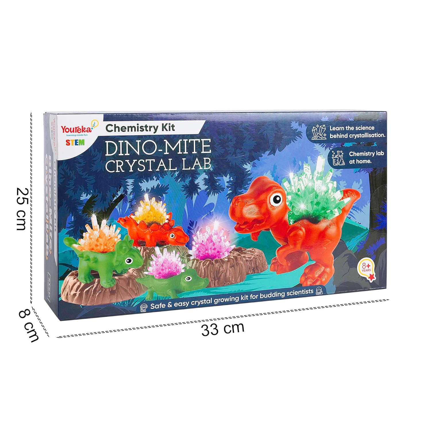 Youreka STEM Chemistry Kit – Dino-Mite Crystal Lab