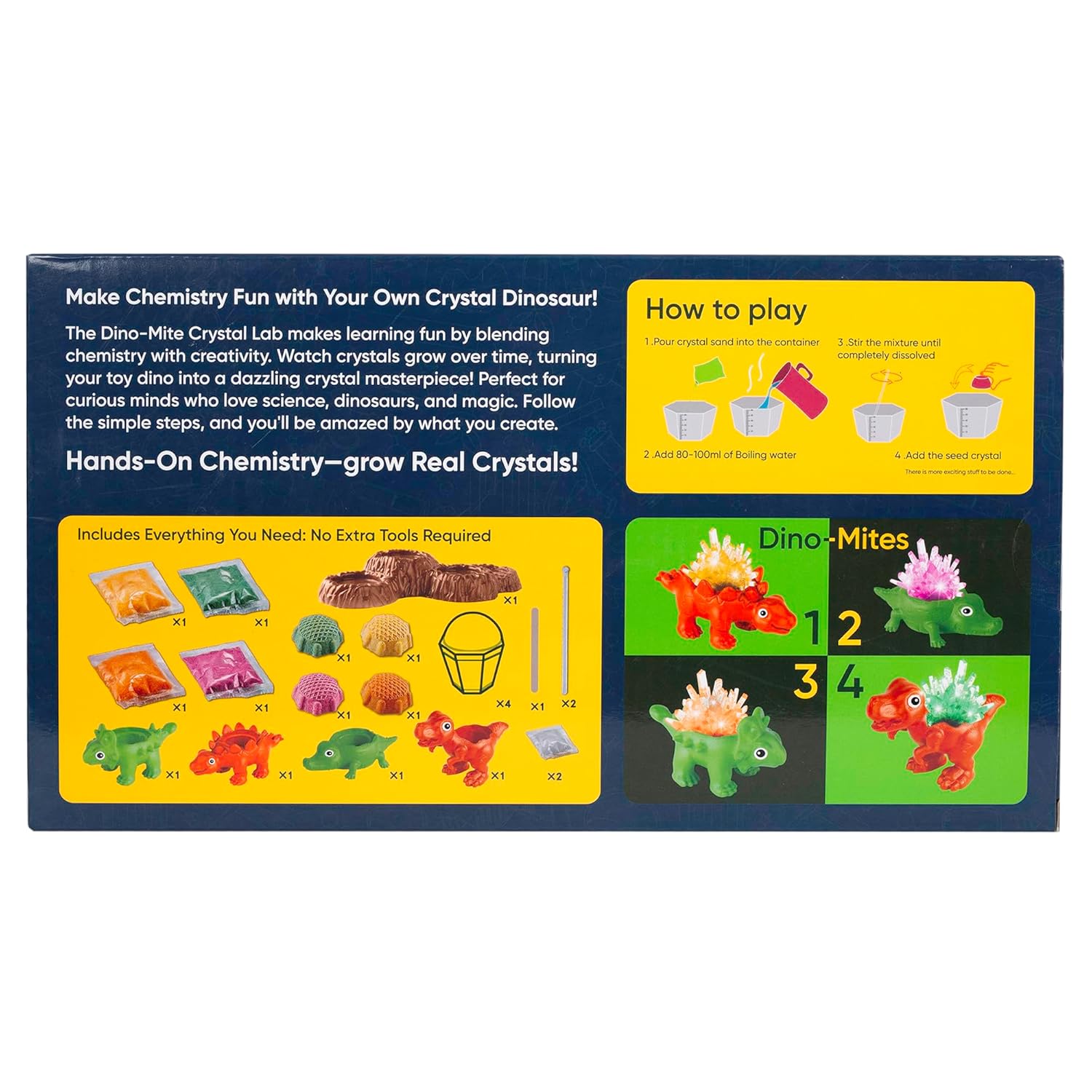 Youreka STEM Chemistry Kit – Dino-Mite Crystal Lab