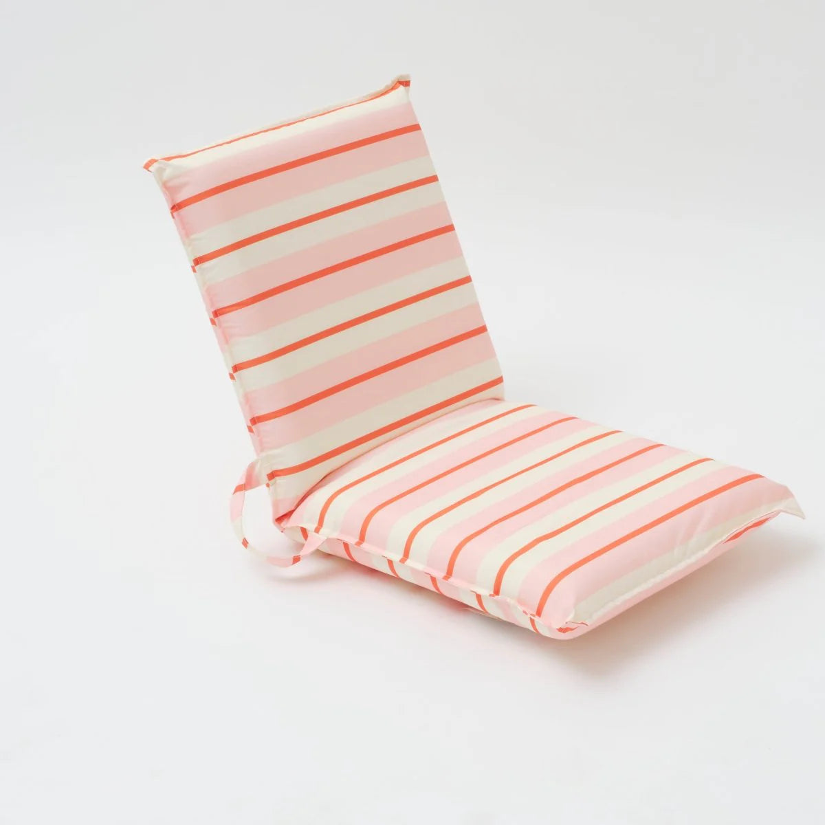SUNNYLiFE Folding Seat Summer Stripe Strawberry Sorbet