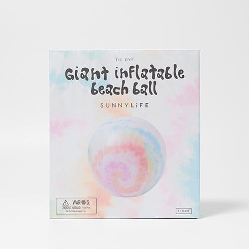 SUNNYLiFE Giant Inflatable Beach Ball Tie Dye Tie Dye