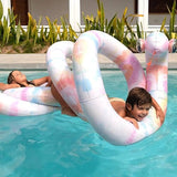SUNNYLiFE Giant Inflatable Noodle Snake Tie Dye Tie Dye