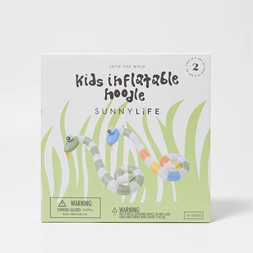 SUNNYLiFE Kids Inflatable Noodle Into the Wild Multi Set of 2