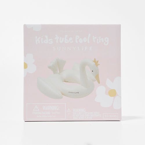 SUNNYLiFE Kids Pool Ring Princess Swan Multi