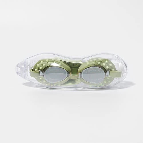 SUNNYLiFE Kids Swim Goggles Cookie The Croc Khaki