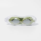 SUNNYLiFE Kids Swim Goggles Cookie The Croc Khaki