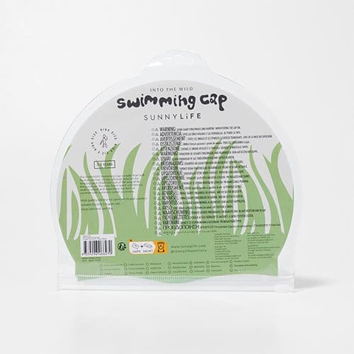 SUNNYLiFE Kids Swimming Cap Cookie the Croc Light Khaki