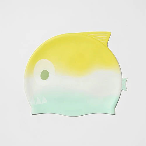 SUNNYLiFE Kids Swimming Cap Salty the Shark Multi