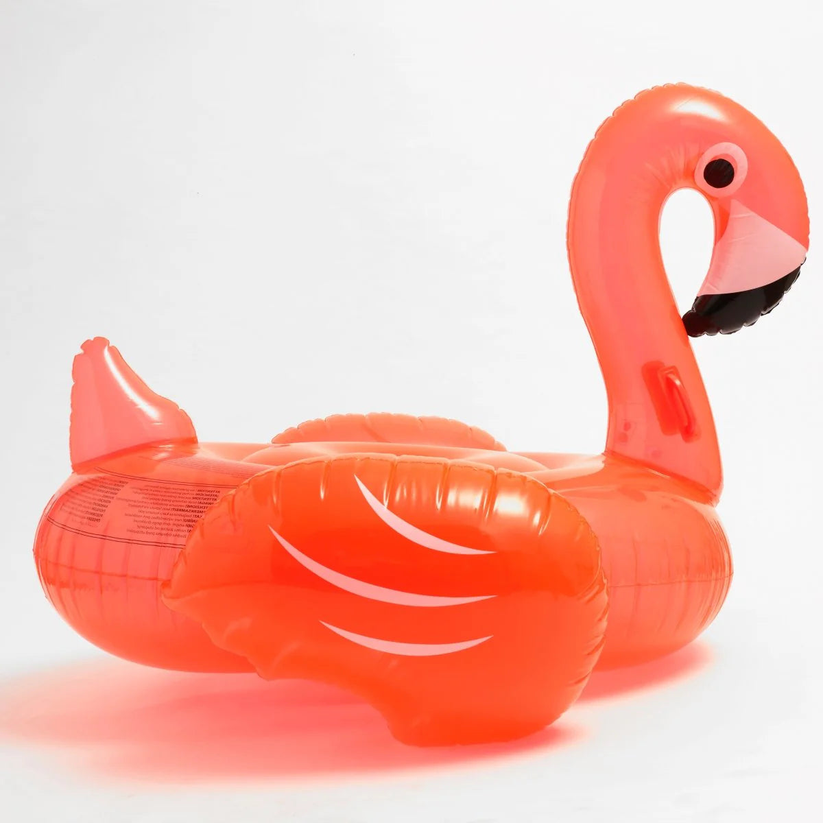 SUNNYLiFE Neon Color Inflatable Flamingo Luxe Ride-On Float Rosie Watermelon