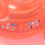 SUNNYLiFE Neon Color Inflatable Flamingo Luxe Ride-On Float Rosie Watermelon