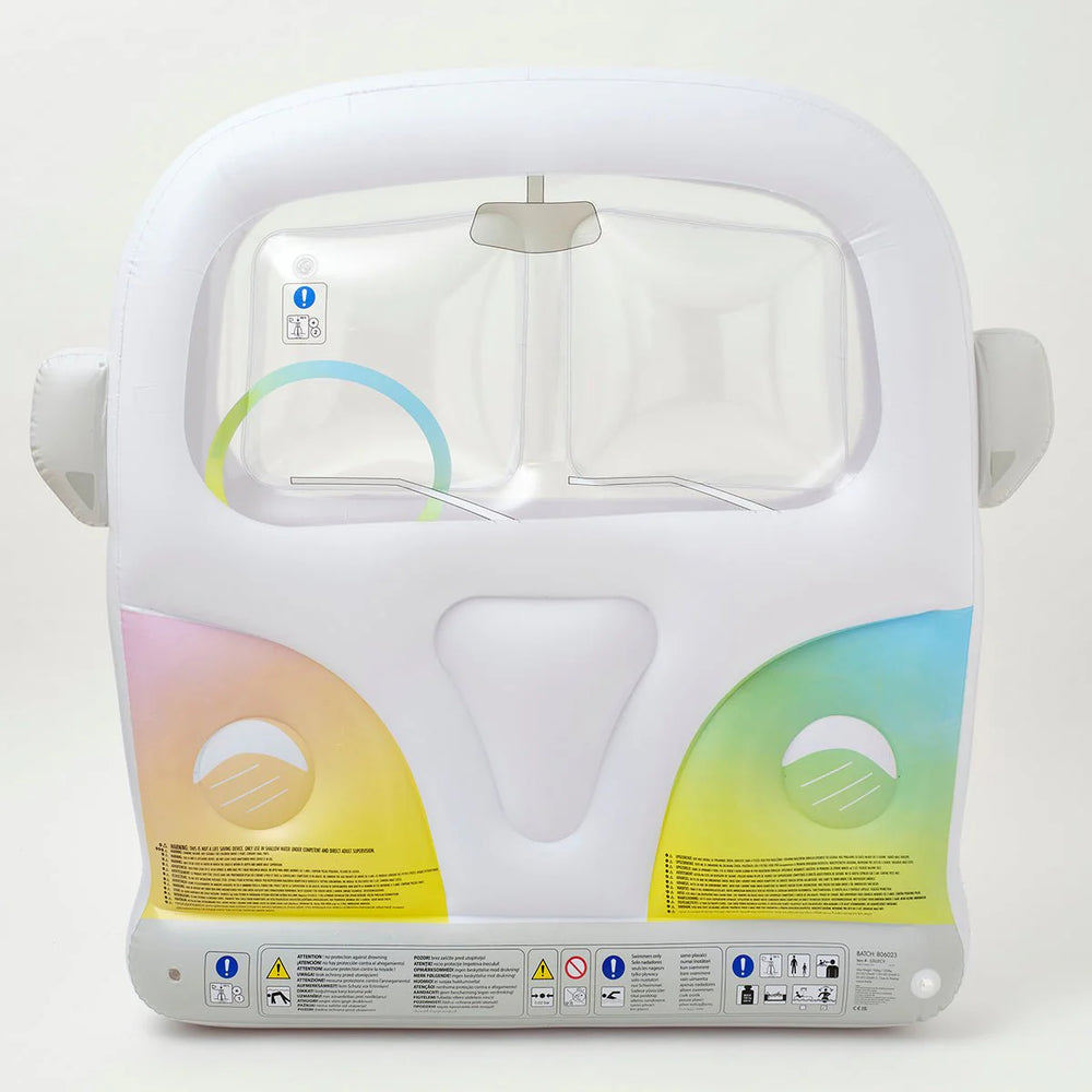 SUNNYLiFE Ombre Color Inflatable Luxe Lie-On Float Camper