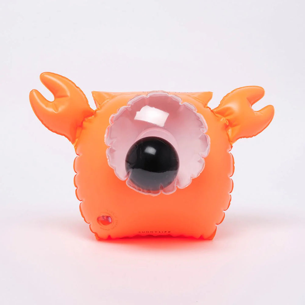 SUNNYLiFE Orange Color Inflatable Buddy Float Bands Sonny the Sea Creature
