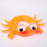 SUNNYLiFE Orange Color Inflatable Kiddy Pool Ring Sonny the Sea Creature